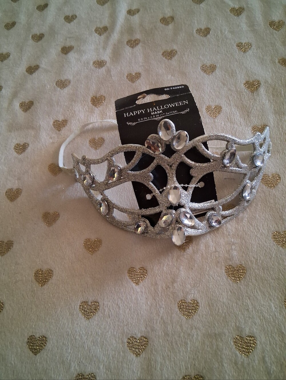 ✂️ *NWT* Silver Rhinestone Masquerade Mask
